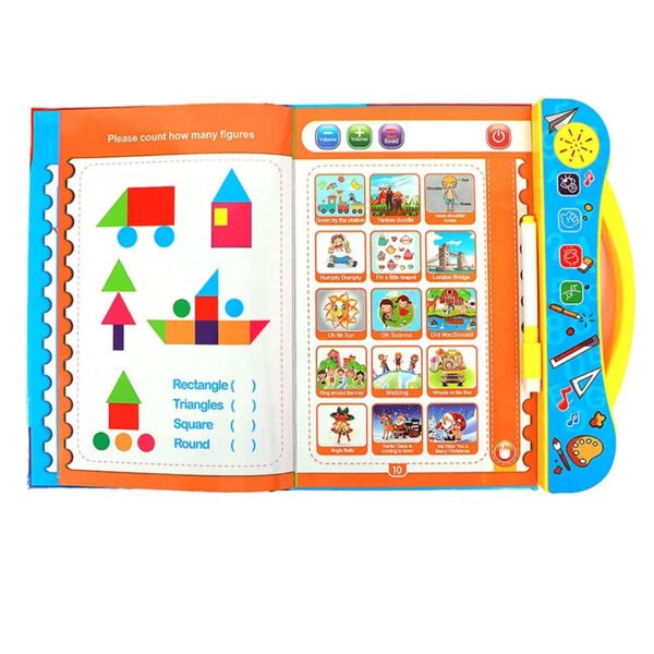 Study Book Intellectual Learning For Kids - Phonetic Learning Digital Intelligence Book For Children